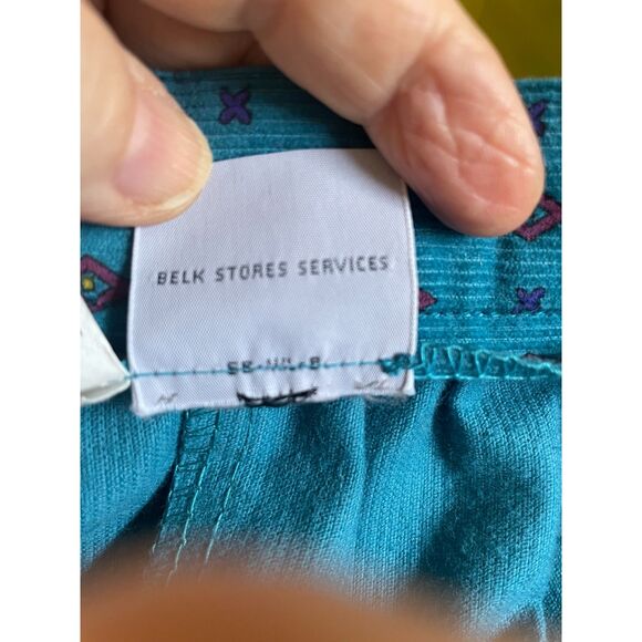 Vintage Sweetbriar Teal Corduroy Dirndl Style Skirt Size M Cottage Core Midi EUC - Picture 7 of 7